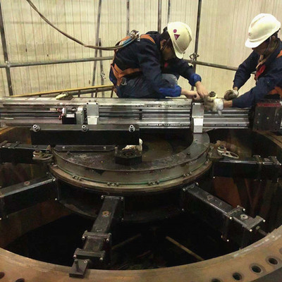 現場法蘭密封面劃痕損傷腐蝕修補大型法蘭面水紋線加工變形修復廠家